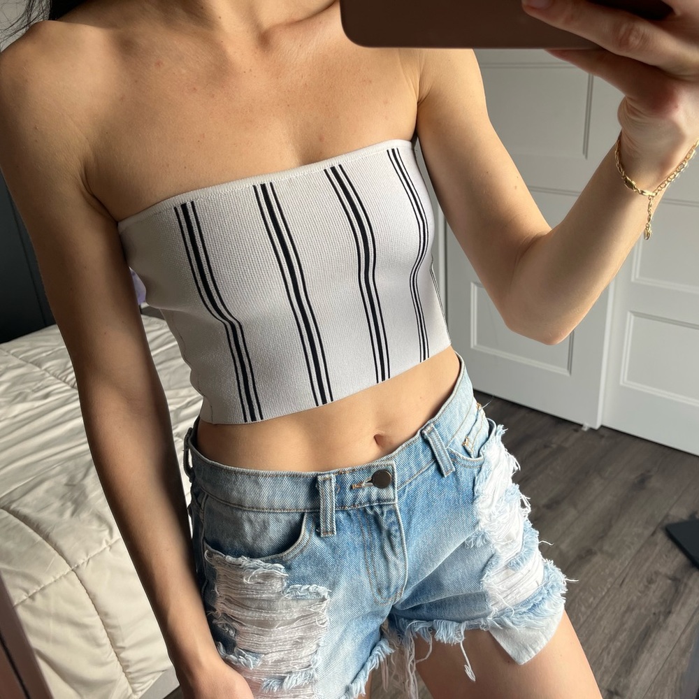Striped Tube Top
